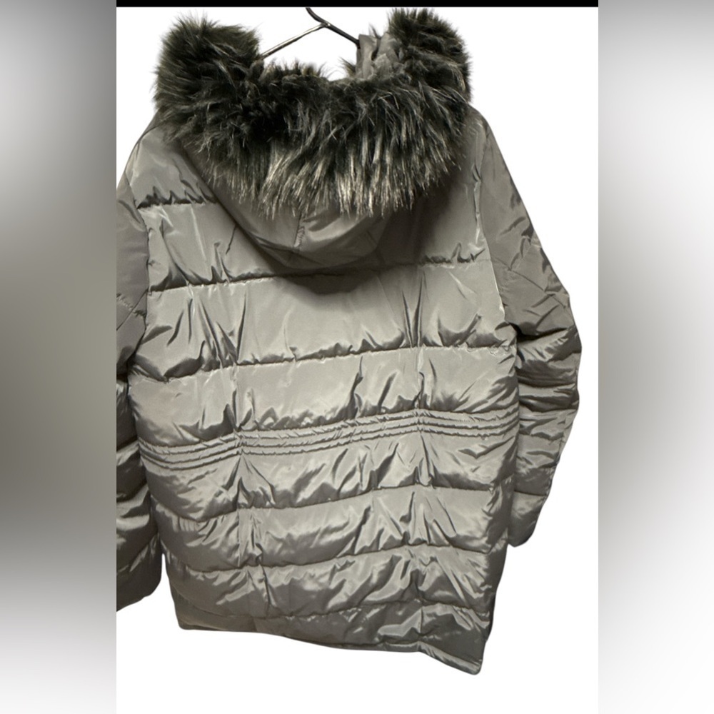 NUTEXROL Women's Fur Hooded Puffer 2XL - Picture 4 of 6